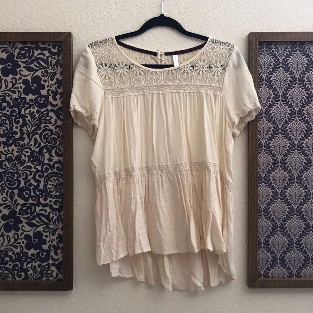 Cream colored top